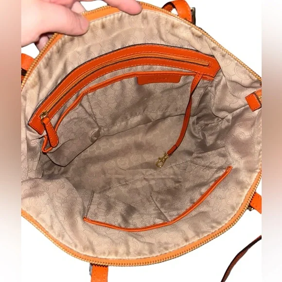 MICHAEL Michael Kors Orange Tote Bag - Picture 5 of 16